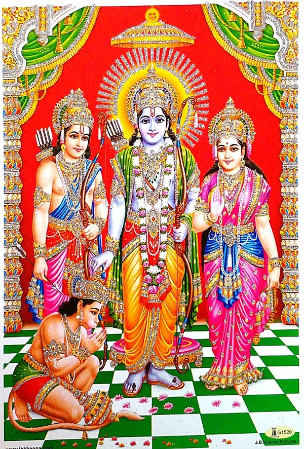 Photo_&_Frame_Ram_Darbar___|_Ram_Ji_And_Sita_Ji_|_Hindu_God_&_Goddess