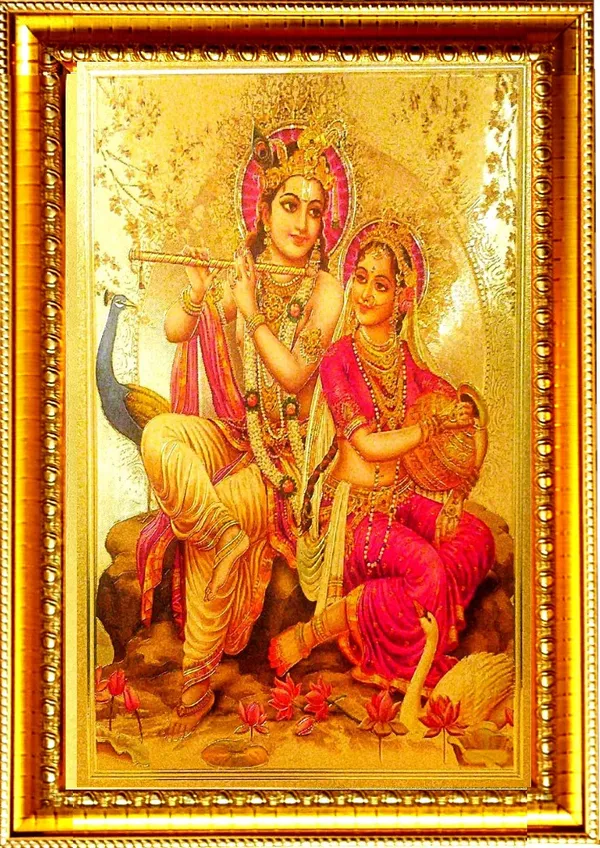 Photo_&_Frame_Radha_Krishna