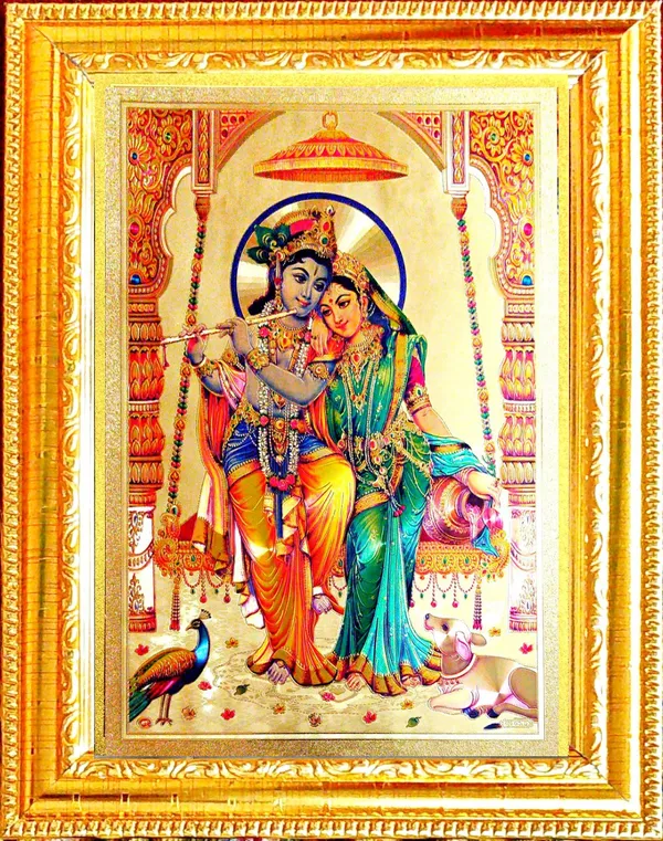 Photo_&_Frame_Radha_Krishna