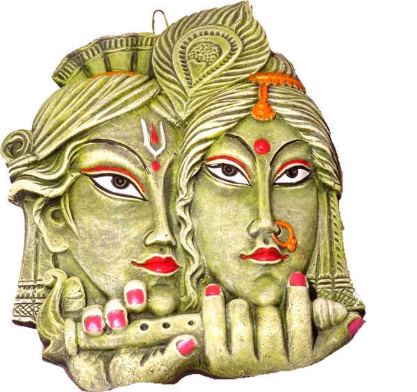 Decorative_Showpiece_-_24_Cm_(Terracotta,_Light_Green)