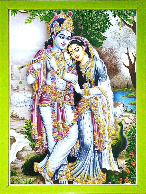 Photo_&_Frame_Radha_Krishna