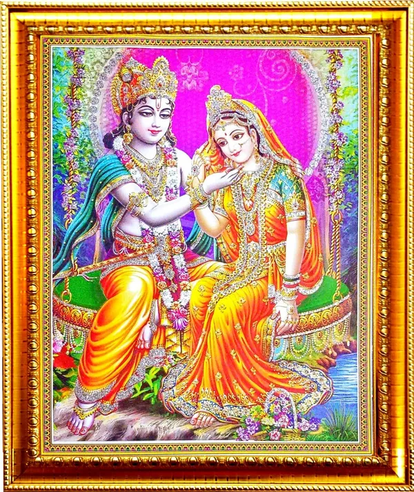 Photo_&_Frame_Radha_Krishna