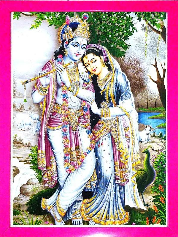 Photo_&_Frame_Radha_Krishna