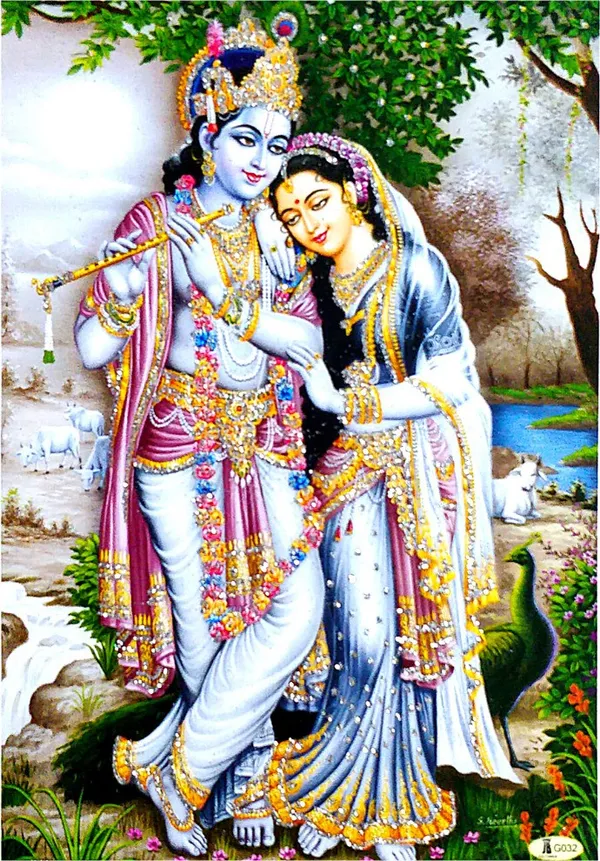 Photo_&_Frame_Radha_Krishna