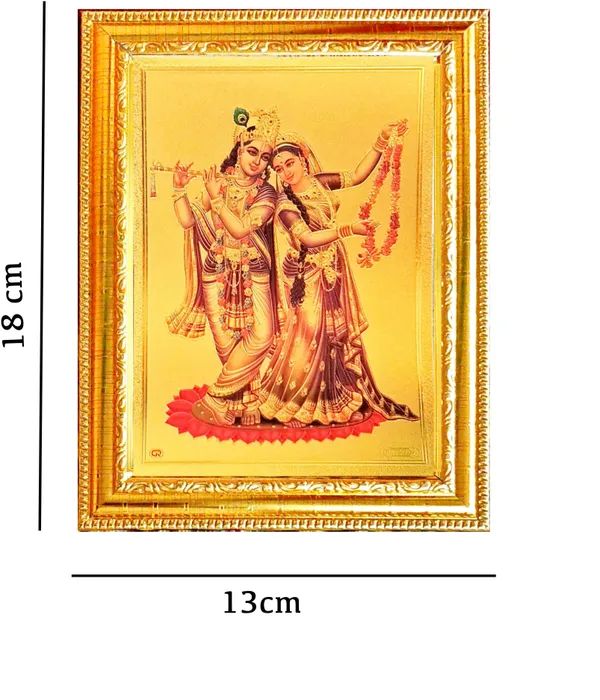 Photo_&_Frame_Gold_Foil_Embossed_Radha_Krishna___|