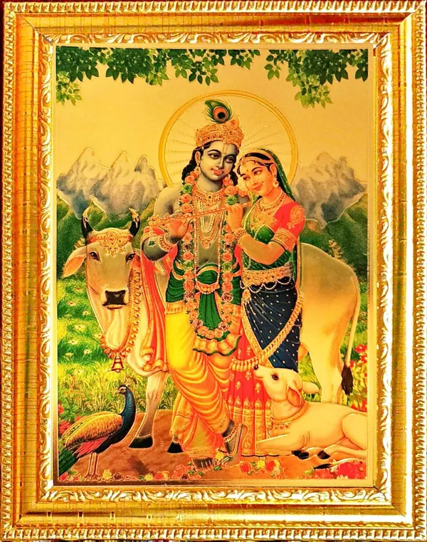 Photo_&_Frame_Radha_Krishna