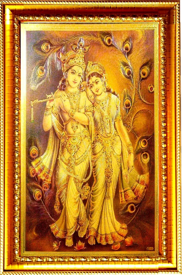 Photo_&_Frame_Radha_Krishna
