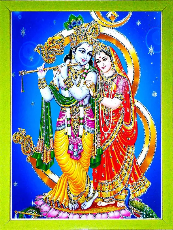 Photo_&_Frame_Radha_Krishna