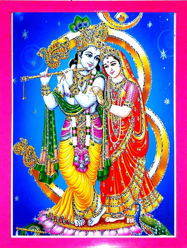 Photo_&_Frame_Radha_Krishna