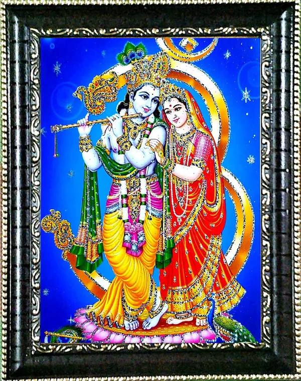 Photo_&_Frame_Radha_Krishna