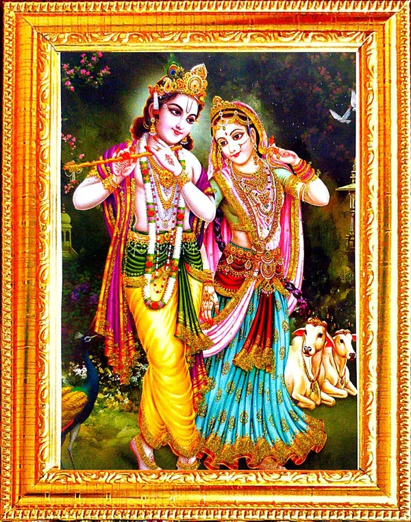 Photo_&_Frame_Radha_Krishna