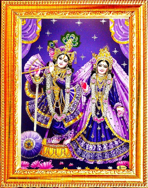 Photo_&_Frame_Radha_Krishna