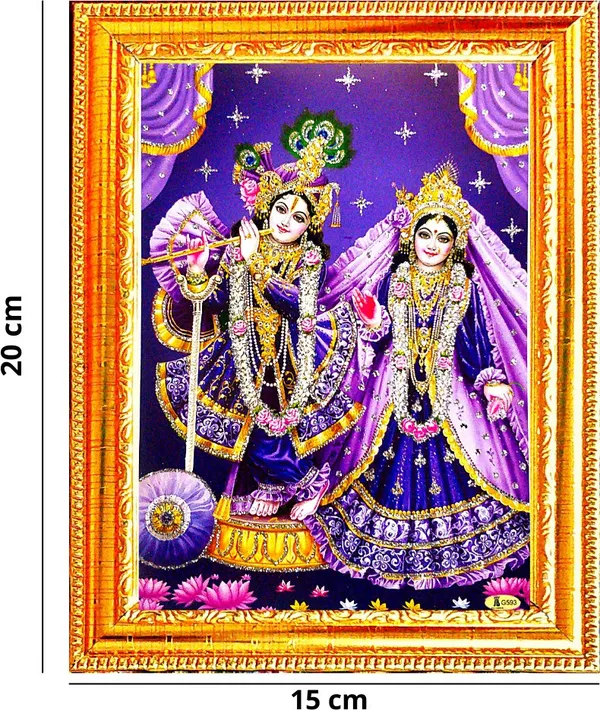 Photo_&_Frame_Radha_Krishna