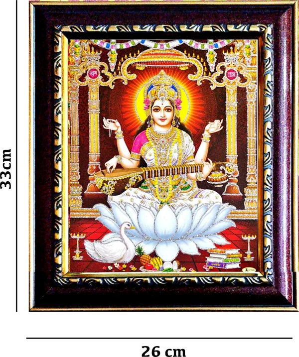 Photo_&_Frame_Saraswati___|_Saraswati_Maa
