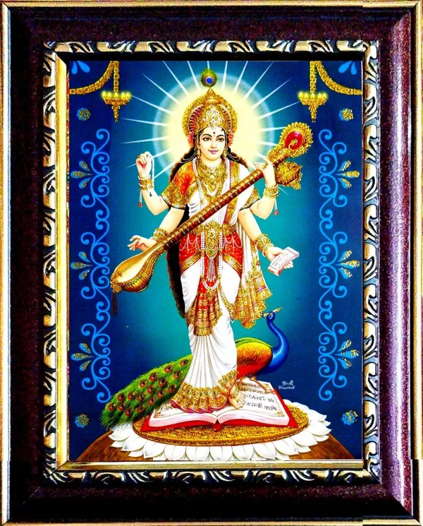 Photo_&_Frame_Saraswati_Photo