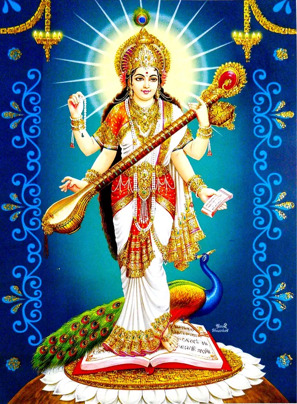 Photo_&_Frame_Saraswati_Photo
