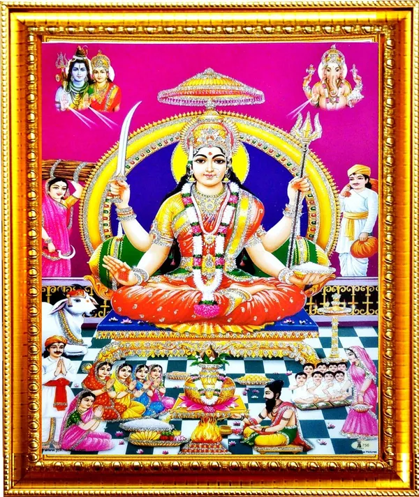 Photo_&_Frame_Santoshi_Maa___|