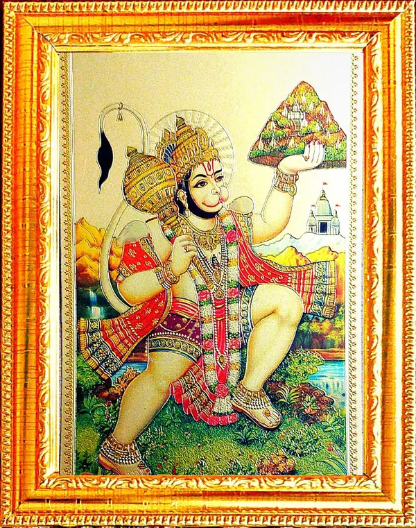 Photo_&_Frame_Hanuman_Ji
