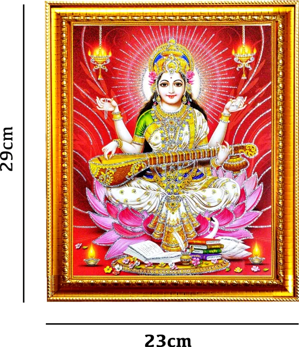 Photo_&_Frame_Saraswati___|_Saraswati_Maa