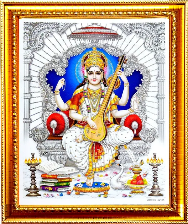 Photo_&_Frame_Saraswati___|_Saraswati_Maa
