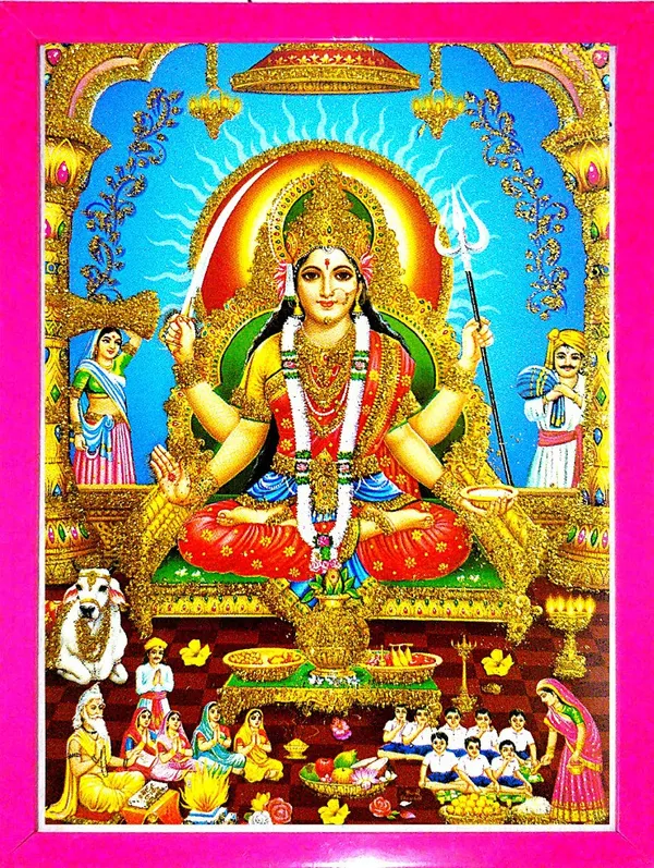 Photo_&_Frame_Santoshi_Mata