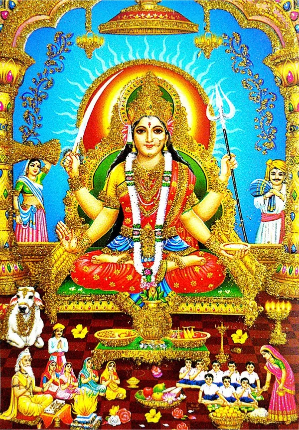 Photo_&_Frame_Santoshi_Mata