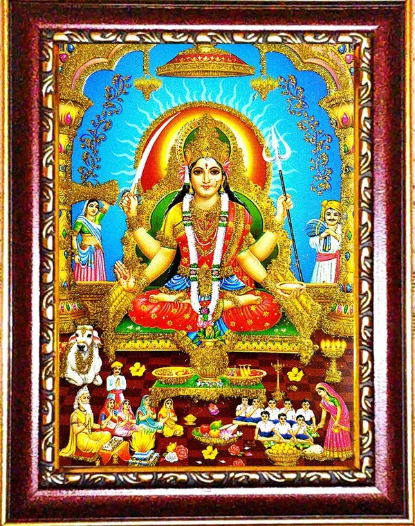 Photo_&_Frame_Santoshi_Mata