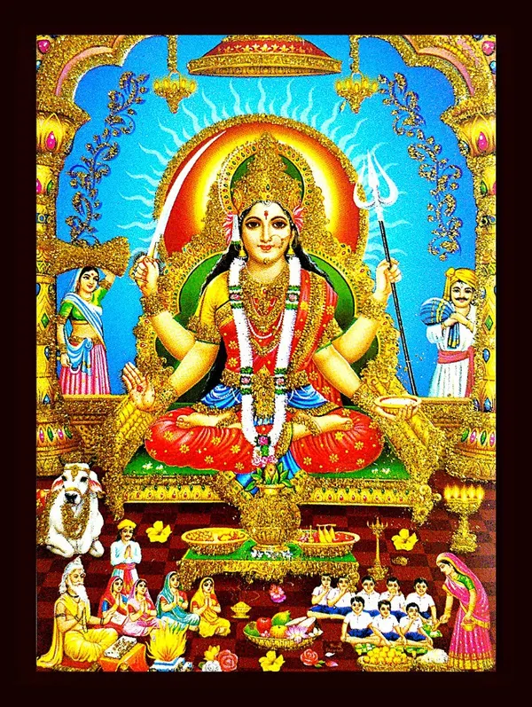 Photo_&_Frame_Santoshi_Mata