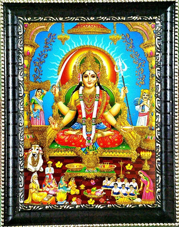 Photo_&_Frame_Santoshi_Mata