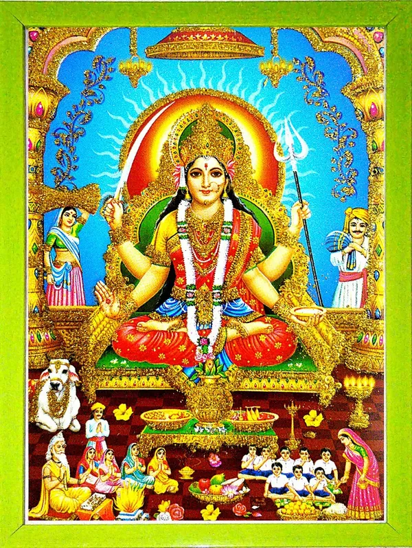 Photo_&_Frame_Santoshi_Mata