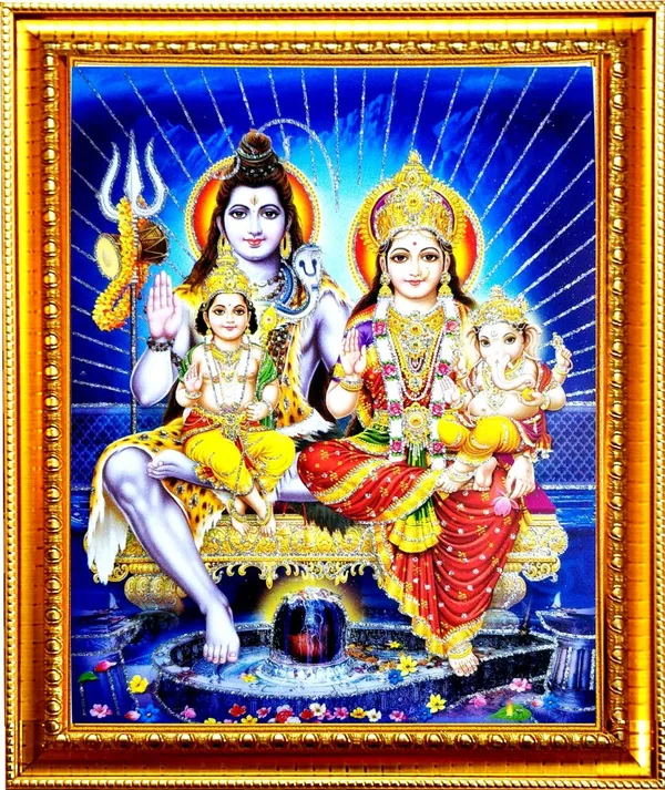 Photo_&_Frame_Shiv_Parivar___|_Shiv_Photo