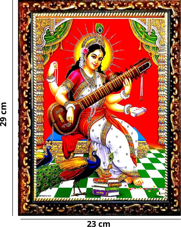 Photo_&_Frame_Saraswati_Maa