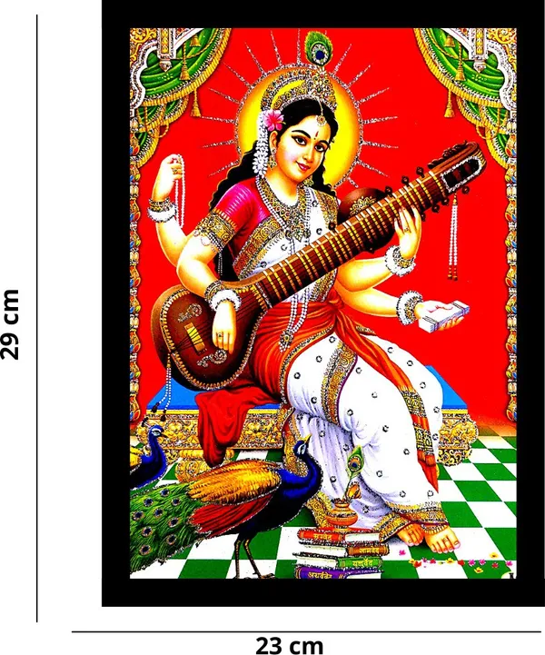 Photo_&_Frame_Saraswati_Maa