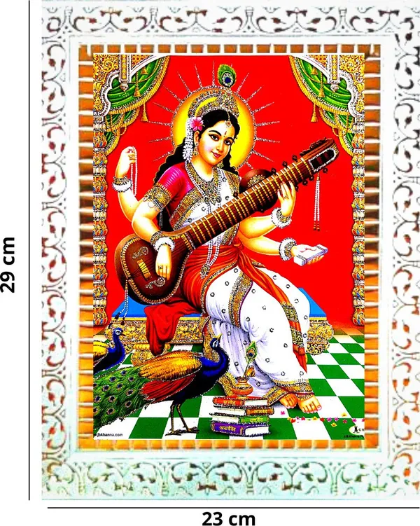 Photo_&_Frame_Saraswati_Maa
