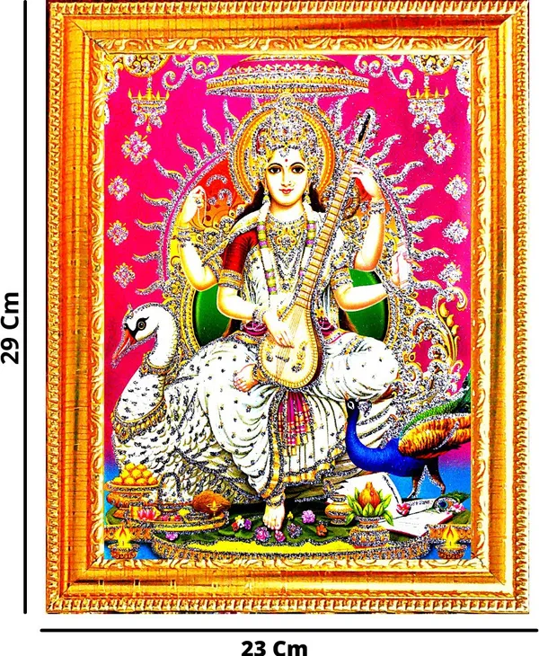 Photo_&_Frame_Saraswati_Maa