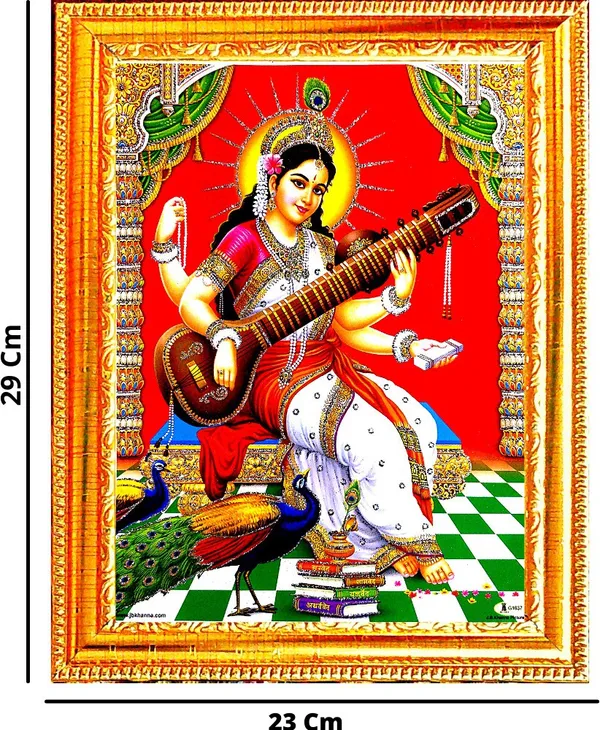 Photo_&_Frame_Saraswati_Maa