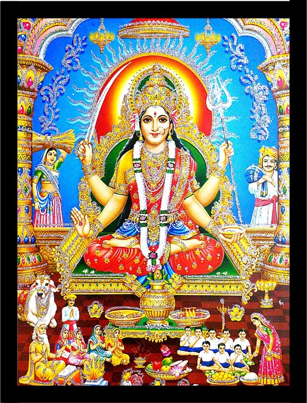 Photo_&_Frame_Santoshi_Mata_Photo_Frme