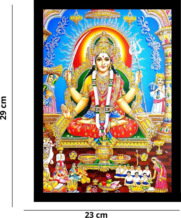 Photo_&_Frame_Santoshi_Mata_Photo_Frme