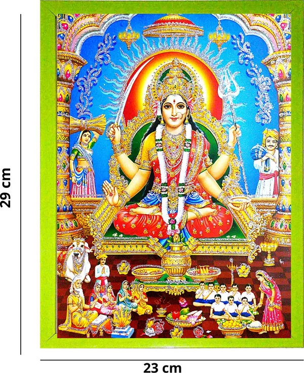 Photo_&_Frame_Santoshi_Mata