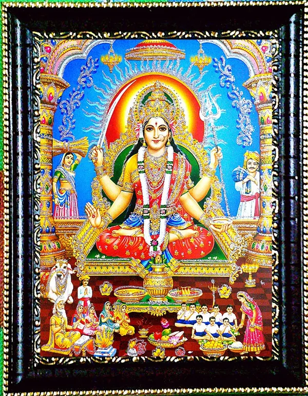 Photo_&_Frame_Santoshi_Mata