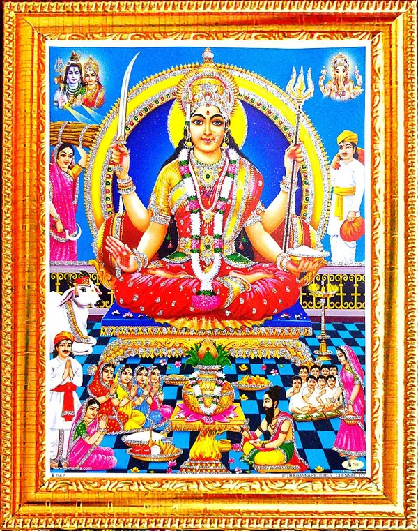 Photo_&_Frame_Santoshi_Mata