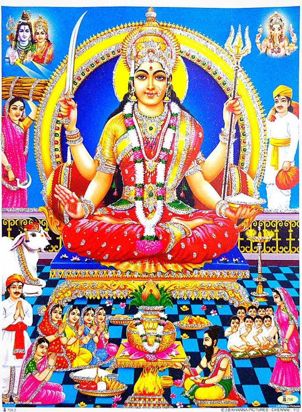 Photo_&_Frame_Santoshi_Mata