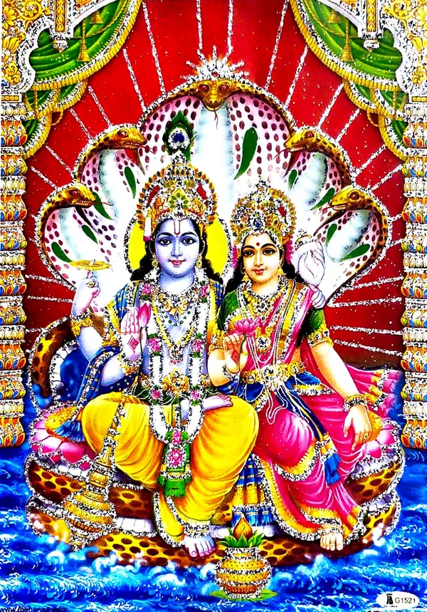 Photo_&_Frame_Vishnu_Laxmi___|Vishnu_Photo