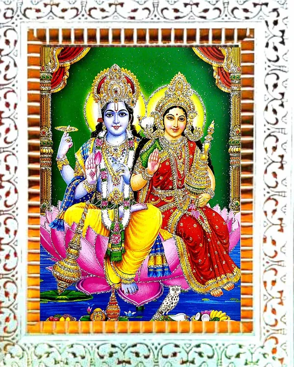 Photo_&_Frame_Vishnu_Laxmi_Ji_|_Lord_Vishnu_And_Lakshmi_Ji_|_God_&_Goddess