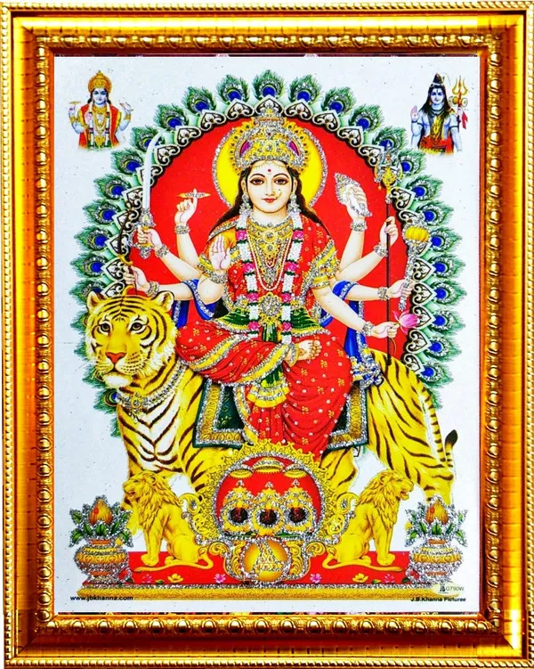 Photo_&_Frame_Durga_Maa