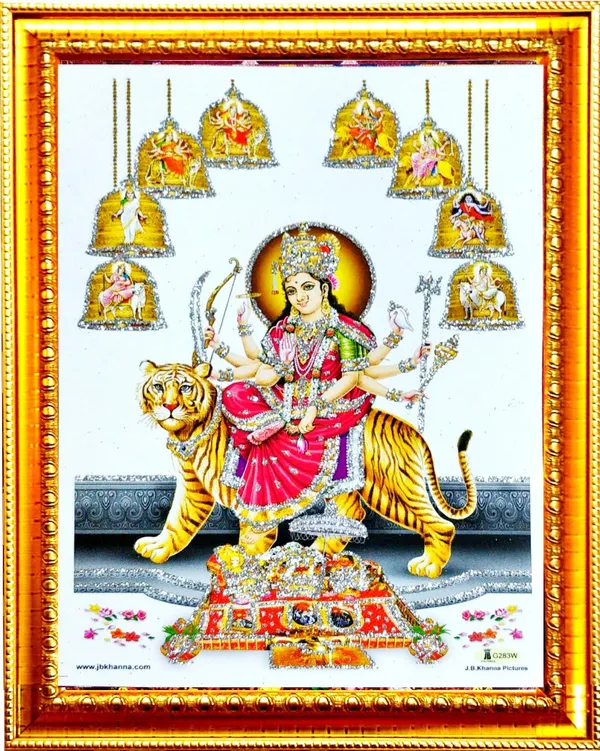 Photo_&_Frame_Durga_Maa