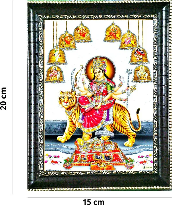 Photo_&_Frame_Nav_Durga_Maa___|_Ambe_Maa_|_Sherawali_Maa___For_Pooja_Ghar