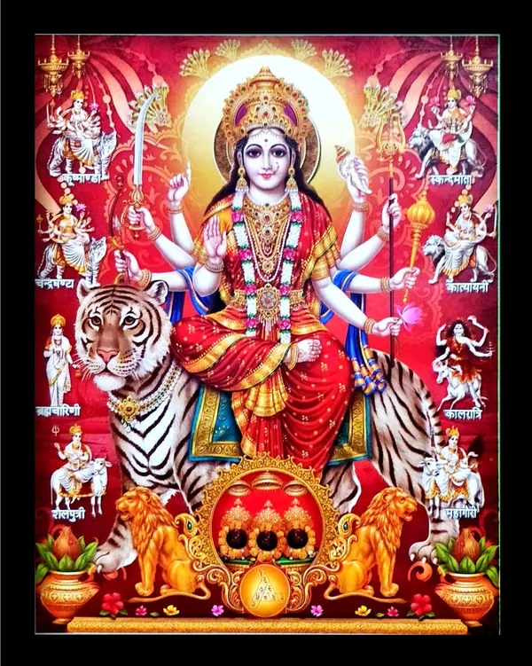 Photo_&_Frame_Nav_Durga___|_God___|_God_Photos_|_Bhagwan_Photo
