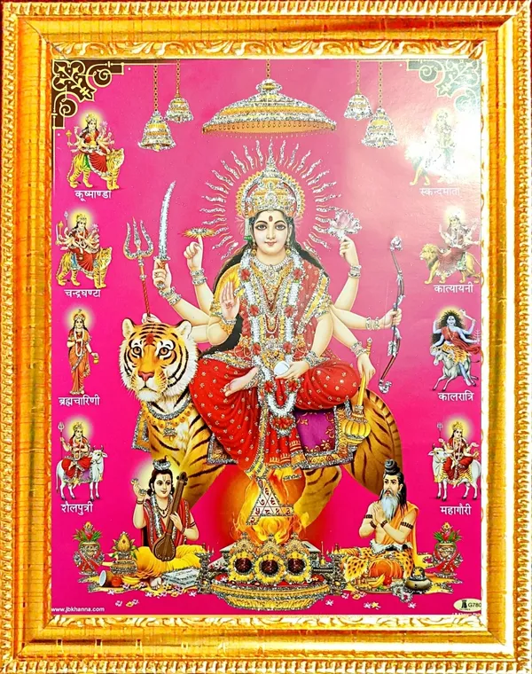 SUNINOW_Durga_Religious_Frame_()
