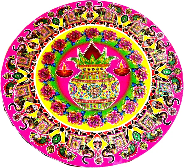 32_Cm_3D_Rangoli_Sticker_For_Home_Self_Adhesive_Sticker_(Pack_Of_1)